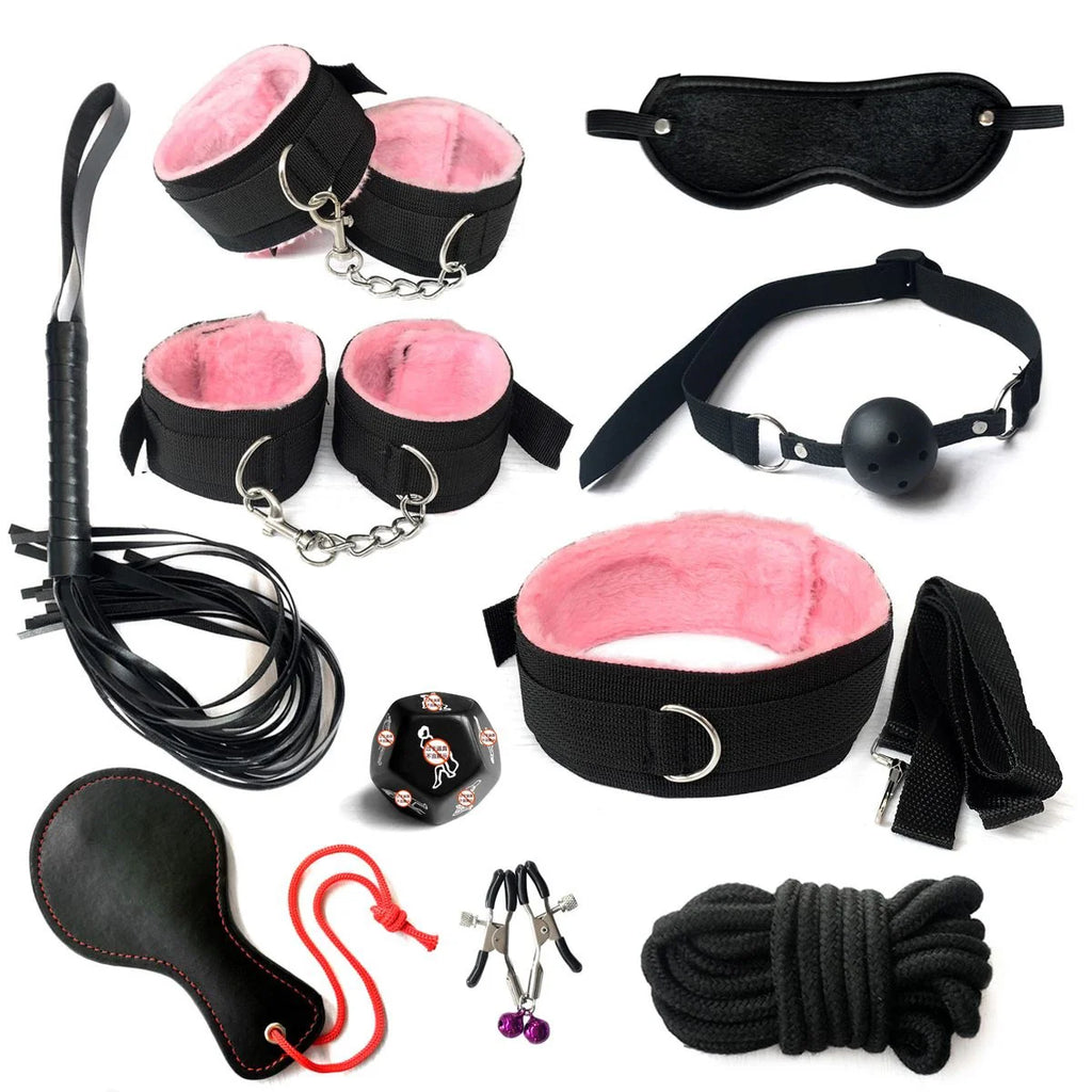 MZ2569 Dark Desire BDSM Set – 10 Zavodljivih Dodataka za Igru Dominacije