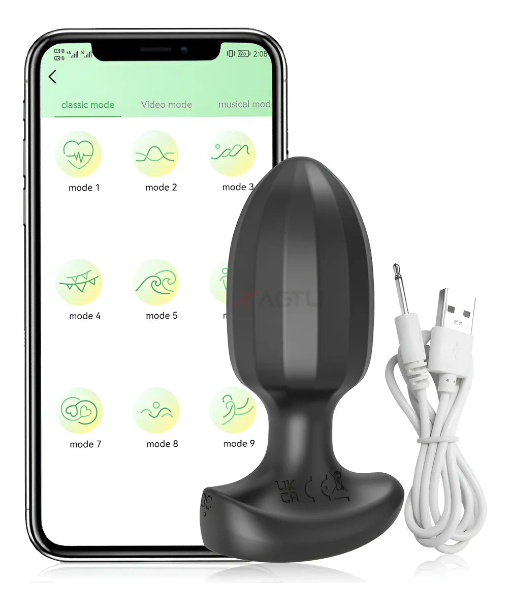 MZ2575 Analni Vibrator sa Aplikacijom - Pametna APP Kontrola, USB Punjenje