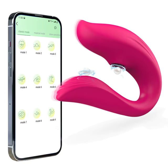 MZ2574 Smart Couple Vibrator za parove  sa Talasima Pritiska – App Kontrola