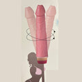 MZ2587 Swing Motion Realistični Dildo vibrator 22 cm