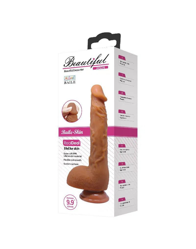 MZ2592Beautiful Latino Jason Realistični Dildo 25,2cm
