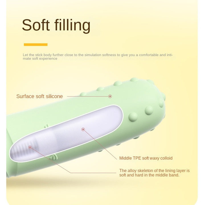 MZ2552 Premium Rabbit Vibrator Dual Stimulator G-Tačke i Klitorisa Zeleni