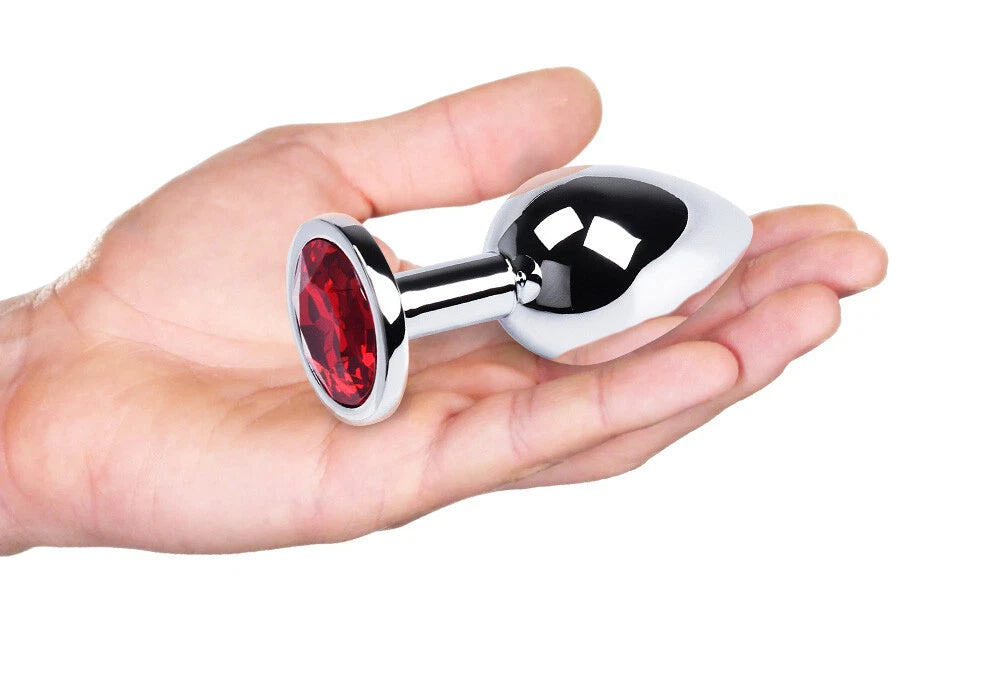 MZ2564 Metalni Analni Dildo sa dijamantom L