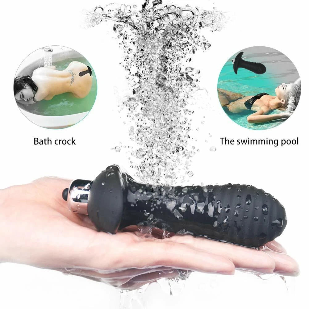 MZ2601 Premium Vibrirajući Analni Čep - Silikonski Butt Plug za Početnike